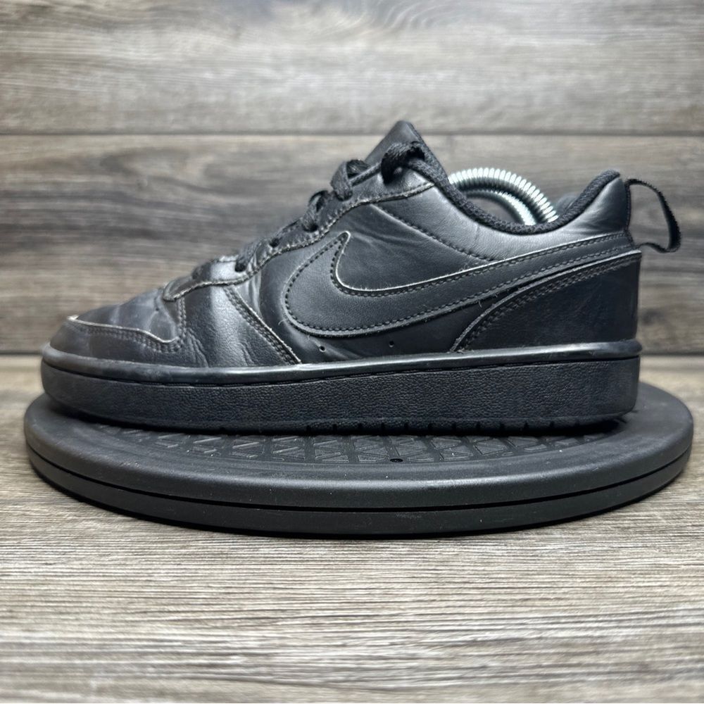 Nike Boys Court Borough BQ5448-001 Black Casual Shoes Sneakers Size 4.5 Y